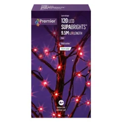 120 Led Red Supabright Lights