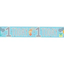 1 Today Blue Foil Banner