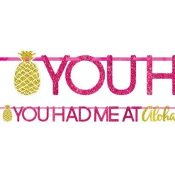 Aloha Summer Glitter Letter Banner - 3.65M