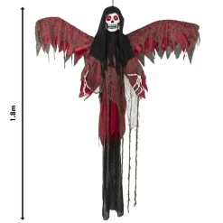 Animated Flying Red Reaper - 1.8M