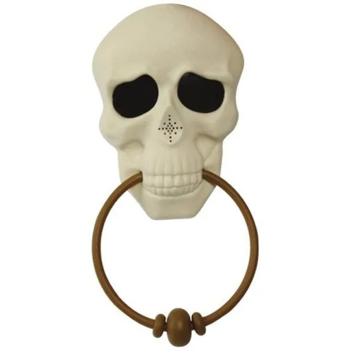 Animated Skull Doorbell - 30Cm