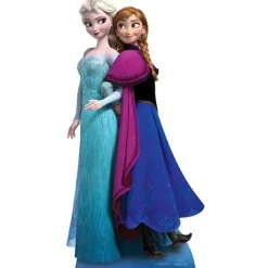 Anna & Elsa Frozen Cardboard Cutout - 162Cm X 78Cm