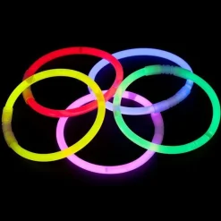 Assorted Colours Glow Bracelets - 20Cm (25Pk)
