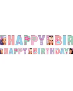 Barbie Sweet Life Letter Banner - 180Cm X 15Cm