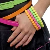 Beaded Neon Bracelet