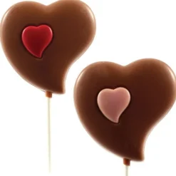 Belgian Chocolate Heart Lollipop