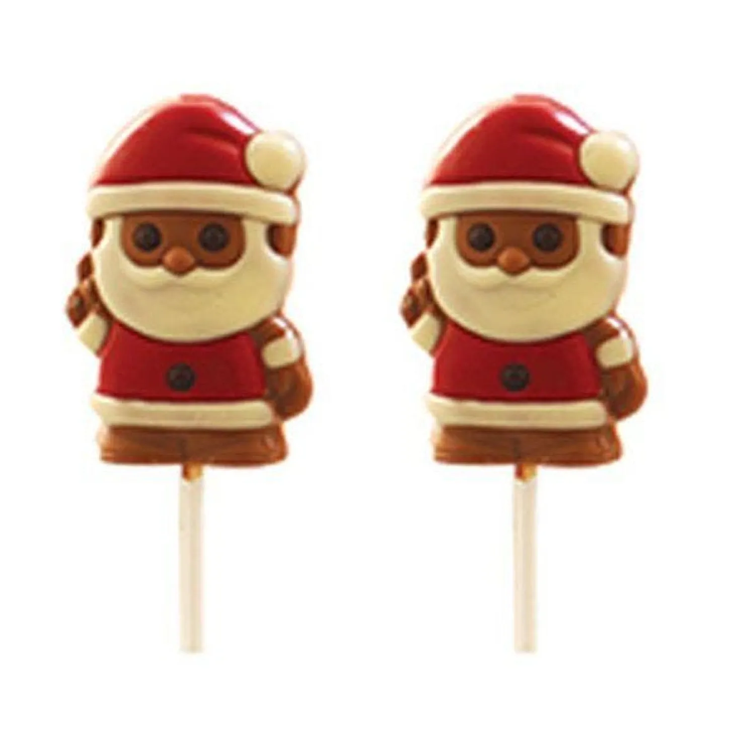 Belgian Chocolate Santa Lolly - 30G