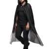 Black & Grey Cape - 170Cm