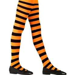Black & Orange Tights11-14 Yrs