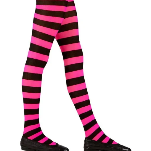 Black & Pink Tights 1-3 Yrs