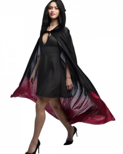 Black & Red Cape - 170Cm