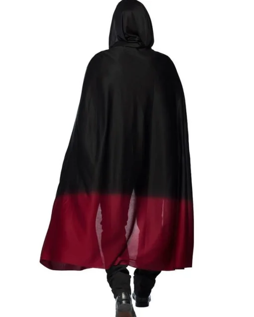 Black & Red Cape - 170Cm