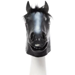 Black Beauty Horse Rubber Mask
