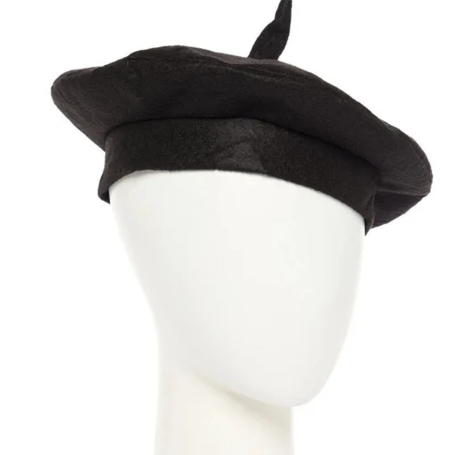 Black Beret Hat