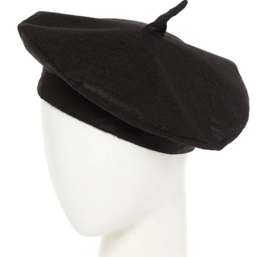 Black Beret Hat