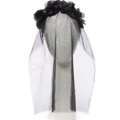 Black Bride Headband