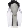 Black Bride Headband