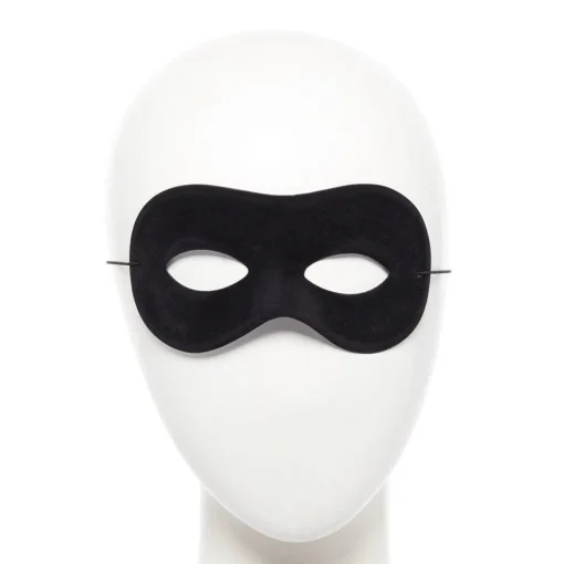 Black Domino Masquerade Mask
