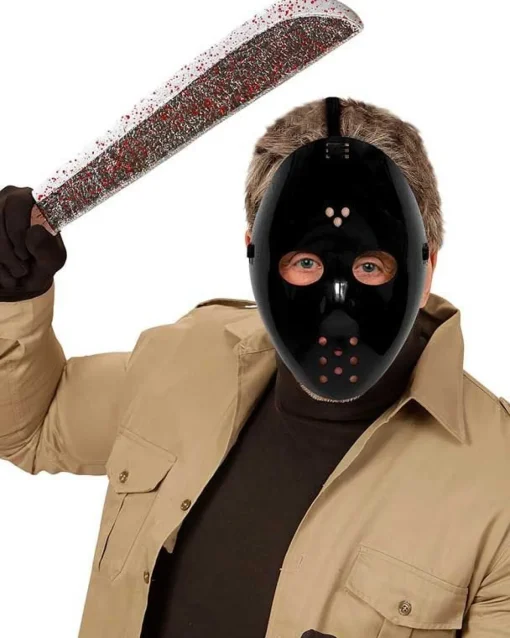 Black Hockey Mask