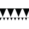 Black Paper Bunting - 4.5M