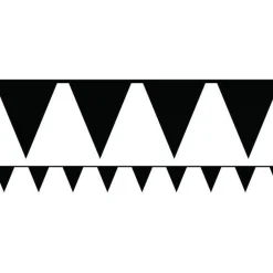 Black Paper Bunting - 4.5M