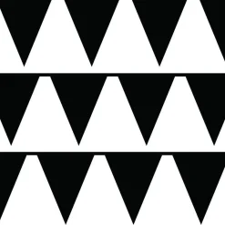 Black Paper Bunting - 4.5M