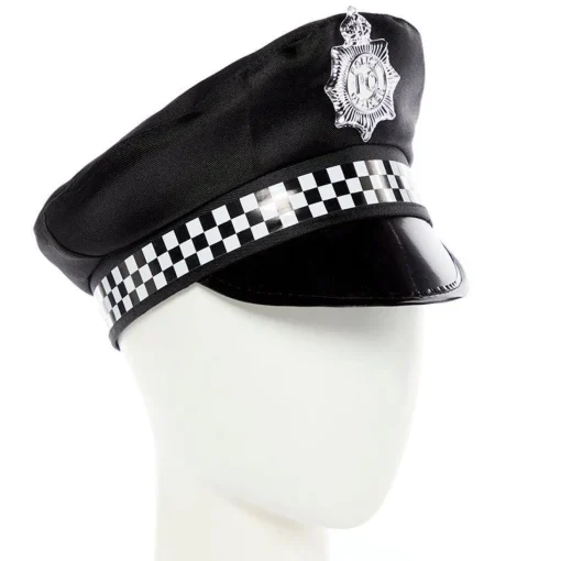 Black Police Hat - Child