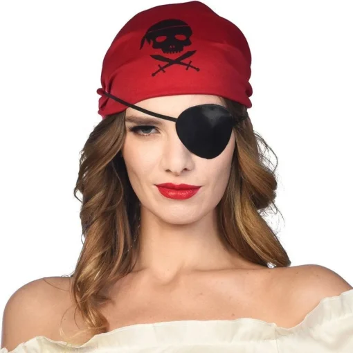 Black Satin Eye Patch