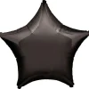 Black Star Balloon - 19" Foil - Unpackaged