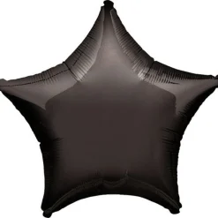 Black Star Balloon - 19" Foil - Unpackaged