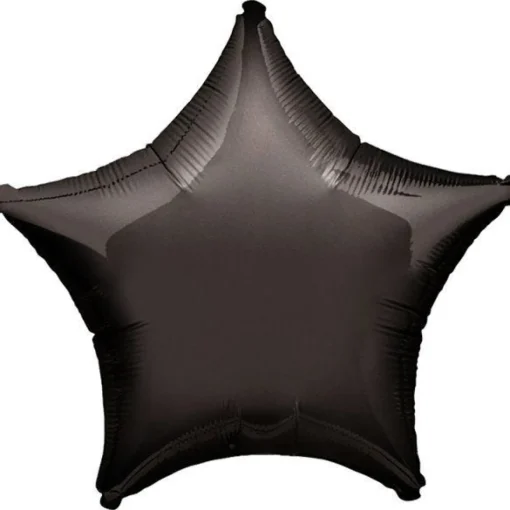 Black Star Balloon - 19" Foil - Unpackaged