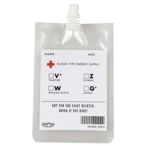 Blood Bag Drinking Pouch (5Pk)
