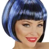 Blue & Black Wig