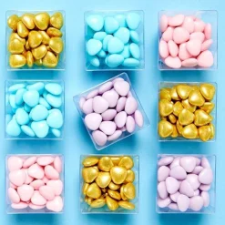 Blue Chocolate Hearts - 1Kg