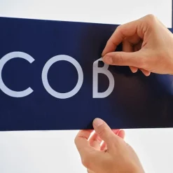 Blue Happy Birthday Personalisable Photobooth Frame