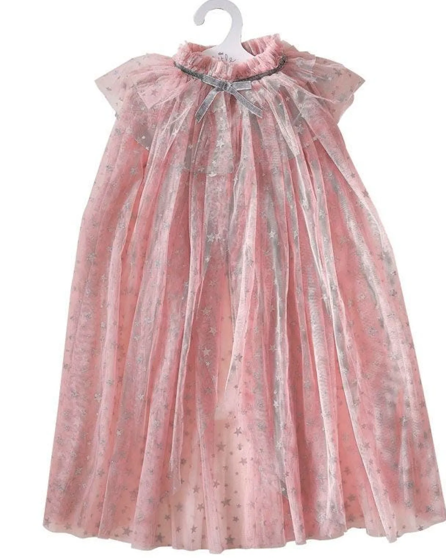 Blush & Silver Star Cape