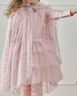 Blush & Silver Star Cape