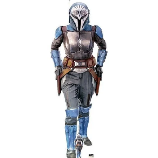 Bo-Katan Star Wars Blue Cardboard Cutout - 186Cm X 67Cm