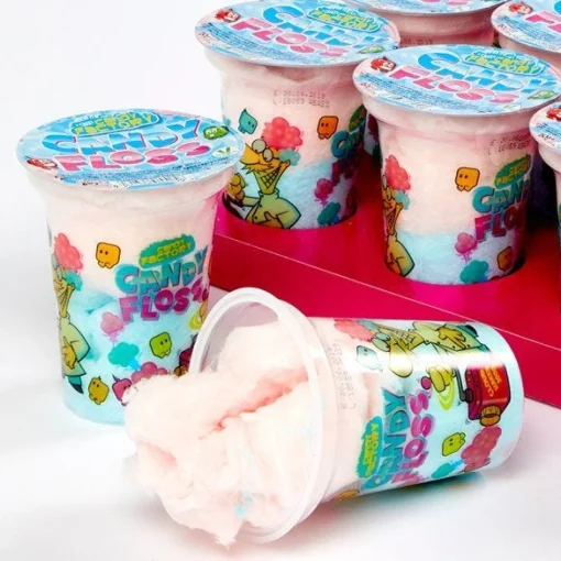 Candy Floss Tubs - Strawberry & Raspberry Flavours X12