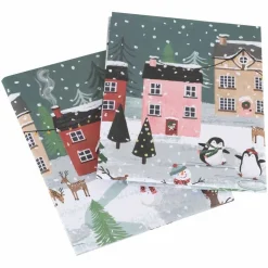 Christmas Scene Wrapping Paper (2 Sheets)