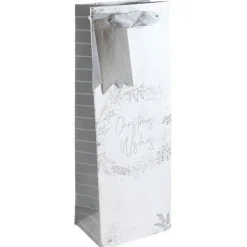 Christmas Wishes Bottle Bag - 35.5Cm X 12.5Cm