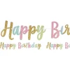 Confetti Fun 'Happy Birthday' Glitter Letter Banner - 3.65M