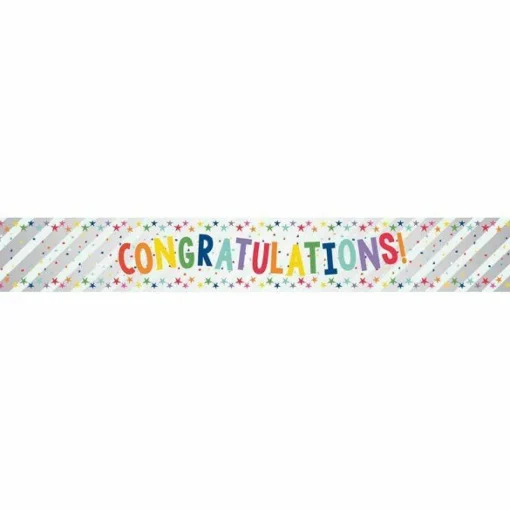 Congratulations Foil Banner