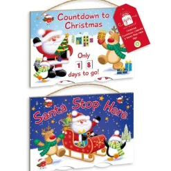Countdown To Christmas Sign - 24Cm