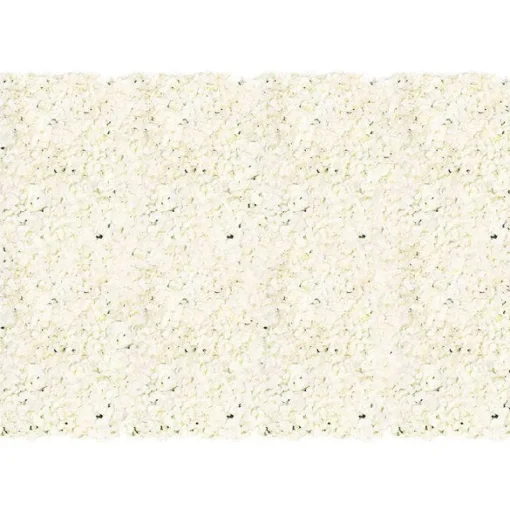 Cream Hydrangea Flower Wall Kit - 8 Panels