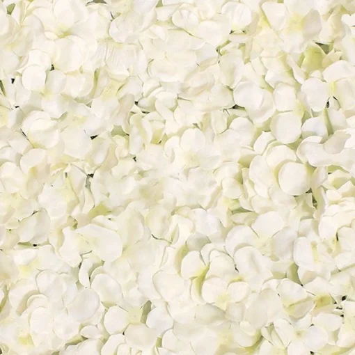 Cream Hydrangea Flower Wall - 40 X 60Cm