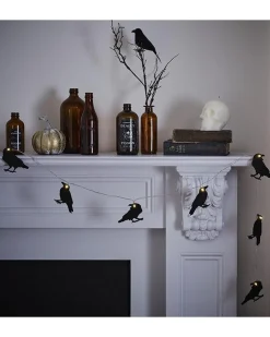 Crow Led Wooden Bunting