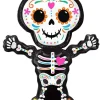 Day Of The Dead Standing Supershape Balloon - 34" Foil