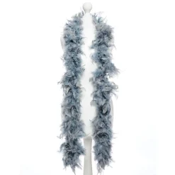 Deluxe Grey Feather Boa