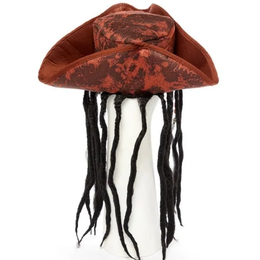Deluxe Pirate Hat With Hair